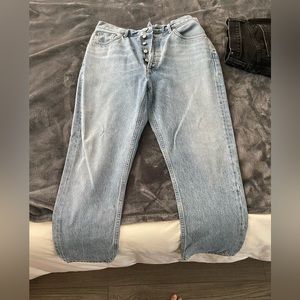 agolde boyfriend mom jeans